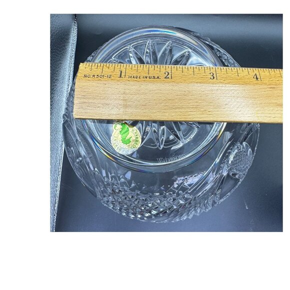 Waterford Cut Crystal The Heritage Of Ireland 10" Bowl With Scalloped Edge - Picture 11 of 11
